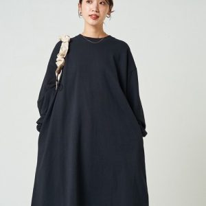 FREAK'S STORE ワンピース 限定展開　ビッグシルエット ロングスリーブ Tシャツ ミニワンピース